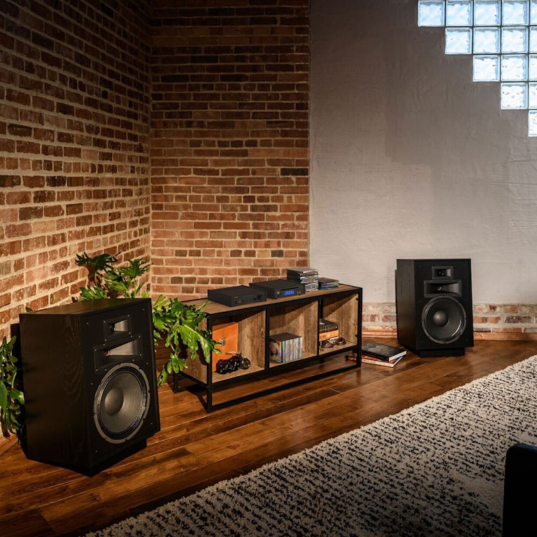 TEAC AI 303 with Klipsch Heresey Speakers Mobile