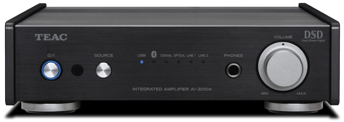 TEAC AI-301DA-X Amplificateur Intégré Bluetooth 2 x 60 Watts sous 4Ω avec  DAC USB 32bits/192kHz & DSD 5,6MHz
