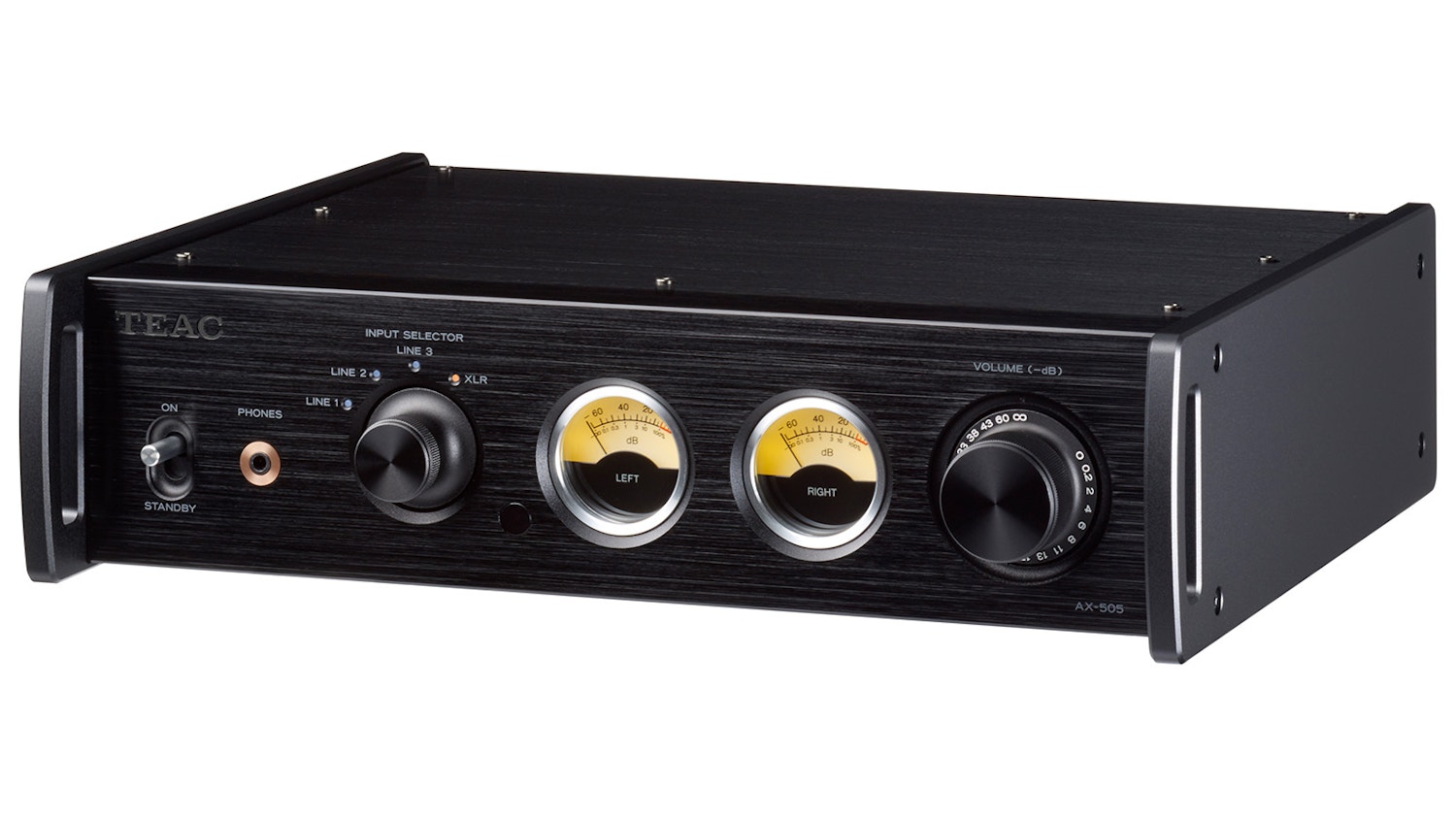 Ax 505 integrated amplifier angled