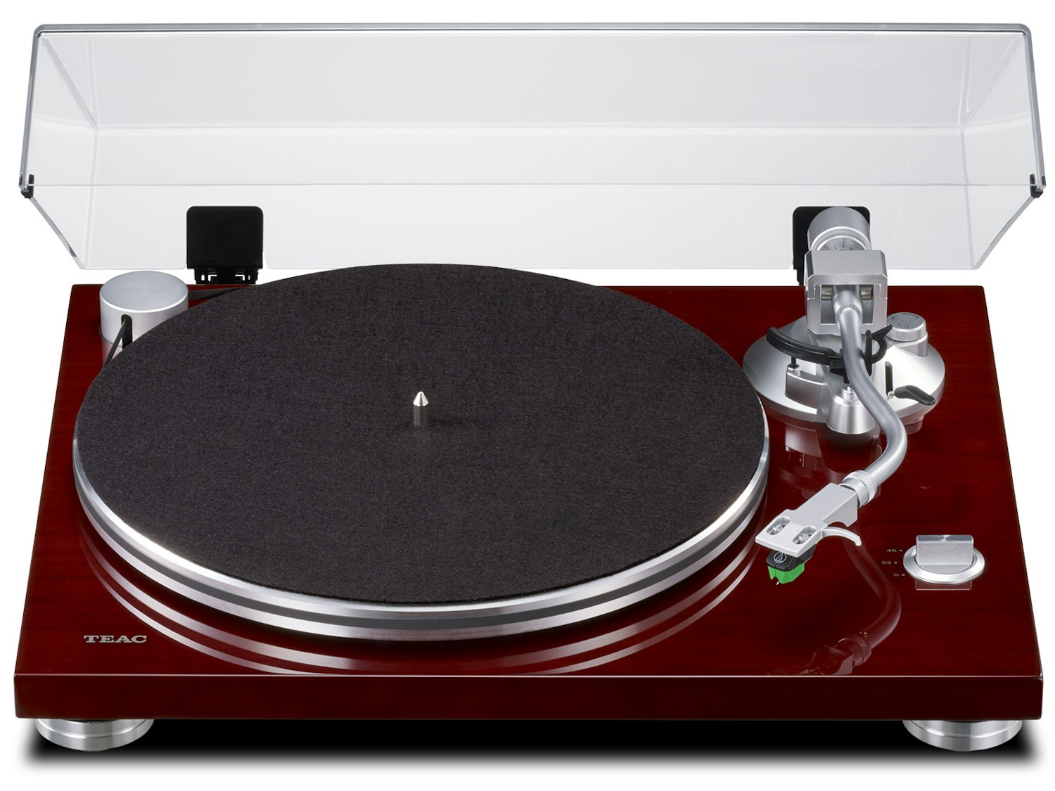 Tn 3b turntable cherry front view